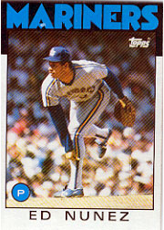 1986 Topps Baseball Cards      511     Ed Nunez